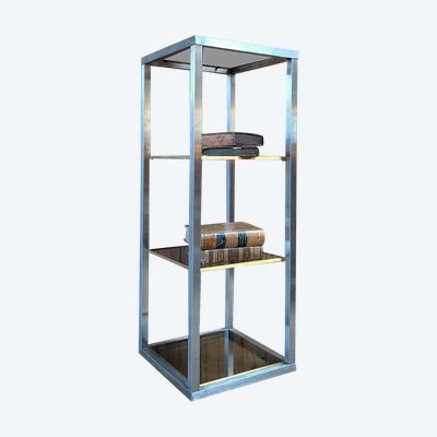 Étagère Maison Bagues en chrome et laiton