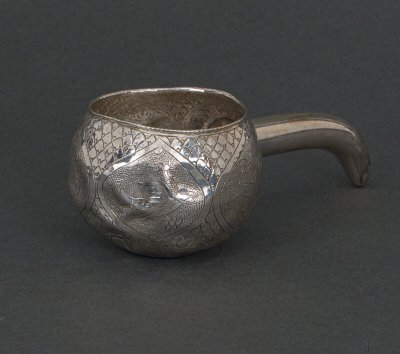 Kovsh calice russo in argento a forma di zucca 1900