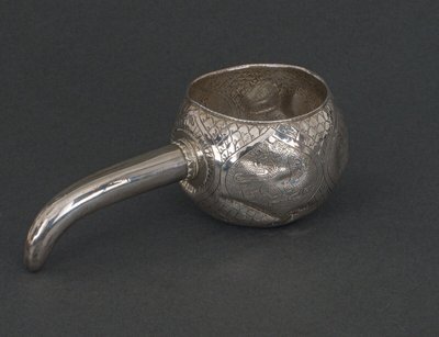 Kovsh calice russo in argento a forma di zucca 1900