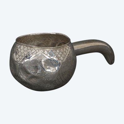 Kovsh calice russo in argento a forma di zucca 1900