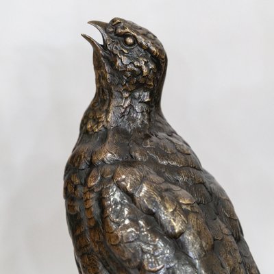 Sculpture - The Partridge, Alfred Dubucand (1828 - 1894) - Bronze