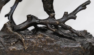 Sculpture - The Partridge, Alfred Dubucand (1828 - 1894) - Bronze
