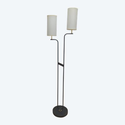 "Tuning fork" style floor lamp in the style of ARLUS circa 1960