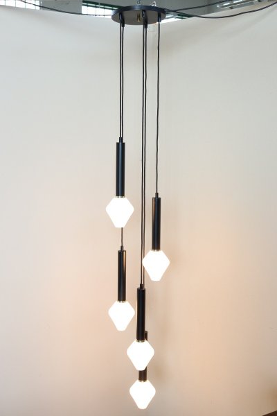5-Tier Cascade Chandelier, 1960s