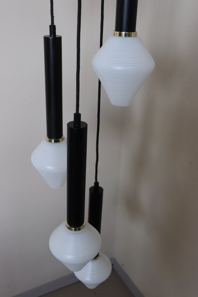 5-Tier Cascade Chandelier, 1960s