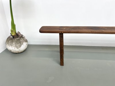 Banc ancien en chêne massif