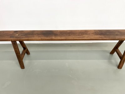 Banc ancien en chêne massif