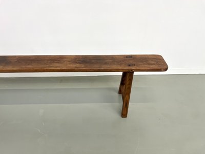Banc ancien en chêne massif