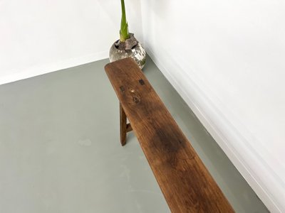 Banc ancien en chêne massif