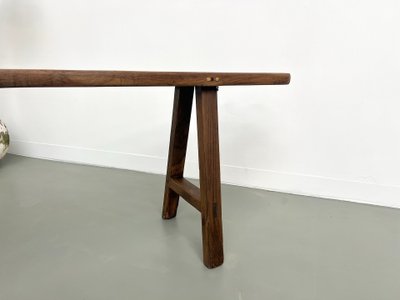 Banc ancien en chêne massif