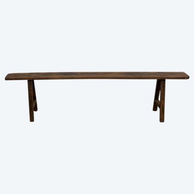 Banc ancien en chêne massif