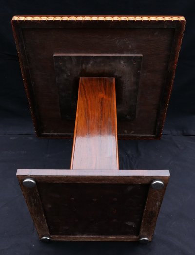 Attribué à René JOUBERT et Philippe PETIT pour D.I.M., Table d'appoint carrée Art Déco