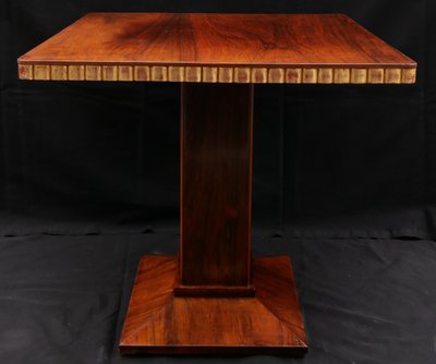 Attribué à René JOUBERT et Philippe PETIT pour D.I.M., Table d'appoint carrée Art Déco