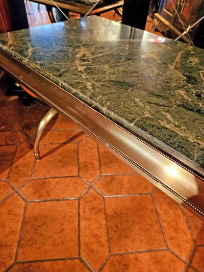 Table Basse Néoclassique à Piétement Curule