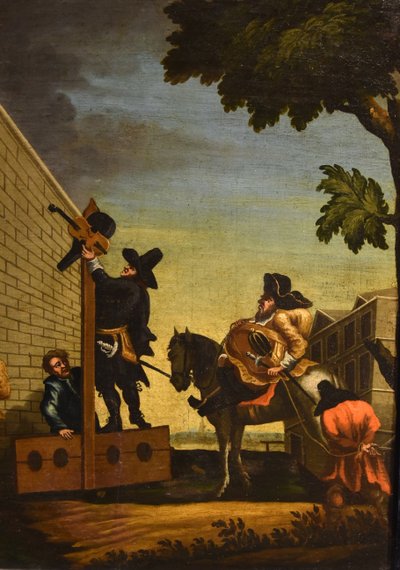 William Hogarth (Londres 1697 - 1764) école De, Hudibras Triomphant