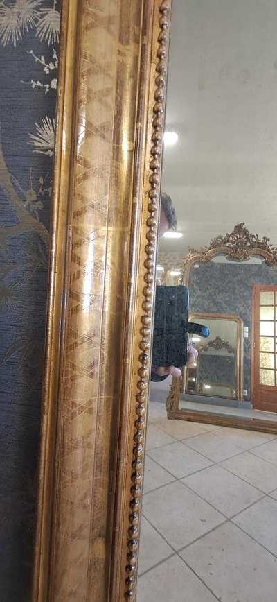 Louis Philippe period mirror 141 x 100