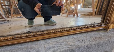 Louis Philippe period mirror 141 x 100