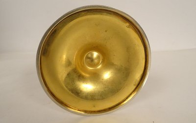 Calice Patène Agent Vermeil Minerve Henri Nesme Croix étui PB 409gr XXème