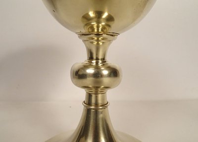 Calice Patène Agent Vermeil Minerve Henri Nesme Croix étui PB 409gr XXème