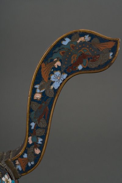 Copper incense burner in Japan with cloisonné enamel decoration, 19th century