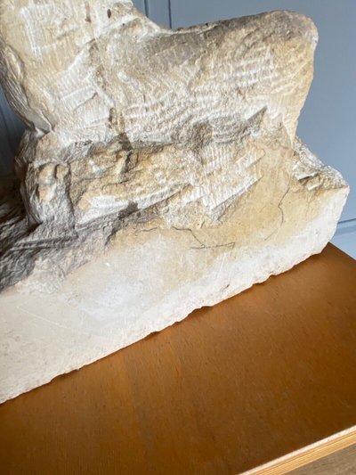 Direct-cut sculpture of a female nude from the 20th century, workshop