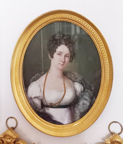 Portrait late 19th century important miniature