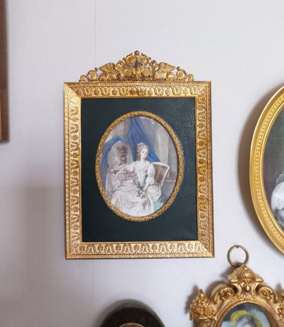 Marie-Antoinette miniature, late 19th century