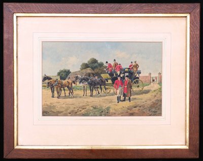 Charles Fernand de CONDAMY, Team auf der Jagd