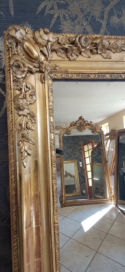 Miroir époque restauration 131 x 103