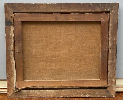 Öl auf Leinwand, Pariser Lastkähne von Louis P. Szanto, 1900