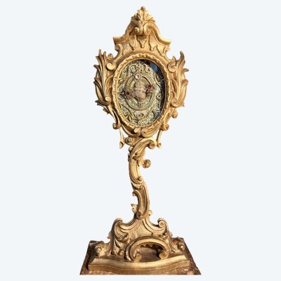 Monstrance Reliquaire De Saint Barthelemy - XVIIIe