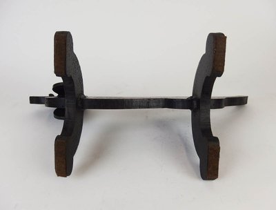 Pair of "dachshund" andirons in the style of Edouard Schenk