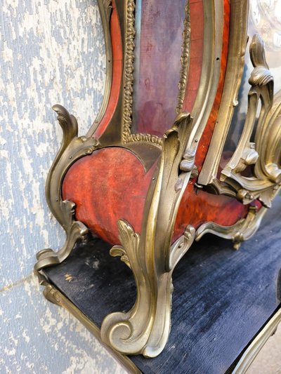 "Boulle" tortoiseshell cartel on console, Napoleon III, 19th century