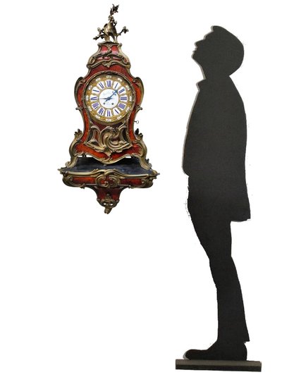 "Boulle" tortoiseshell cartel on console, Napoleon III, 19th century