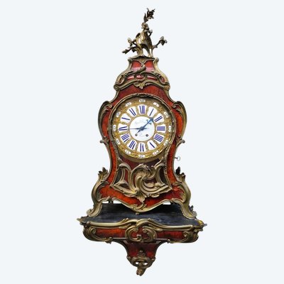 "Boulle" tortoiseshell cartel on console, Napoleon III, 19th century