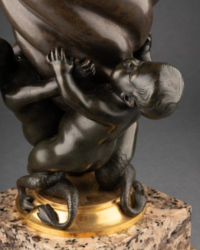 Bronze Vase Signed Henry Dasson (1825-1896) and Dated 1891