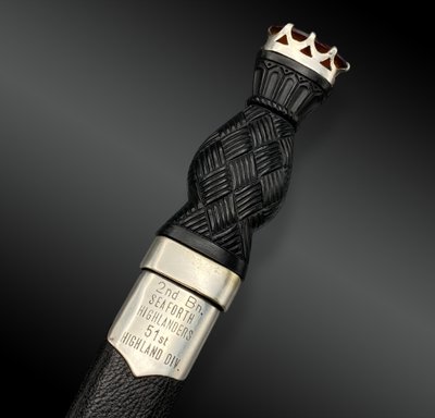 Piccolo COLTELLO chiamato Sgian Dubh Scozia inizio XX secolo