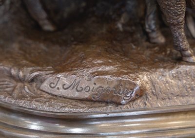Sculpture - Merino Family , Jules Moigniez (1835 – 1894) - Bronze