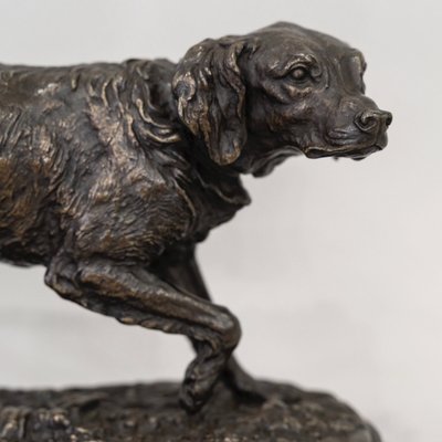 Sculpture - French Spaniel Dog Fabio No. 2 , Pierre - Jules Mêne (1810-1879) - Bronze
