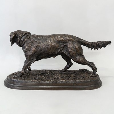 Sculpture - French Spaniel Dog Fabio No. 2 , Pierre - Jules Mêne (1810-1879) - Bronze