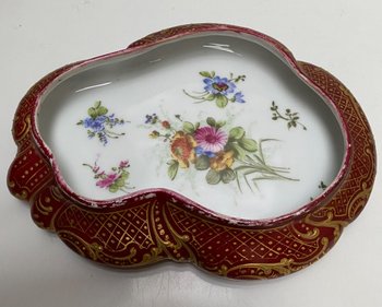 BOÎTE PORCELAINE, PEINTE