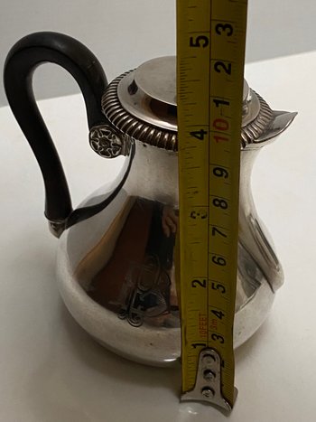 VASSOIO DA CAFFÈ IN ARGENTO MASSICCIO