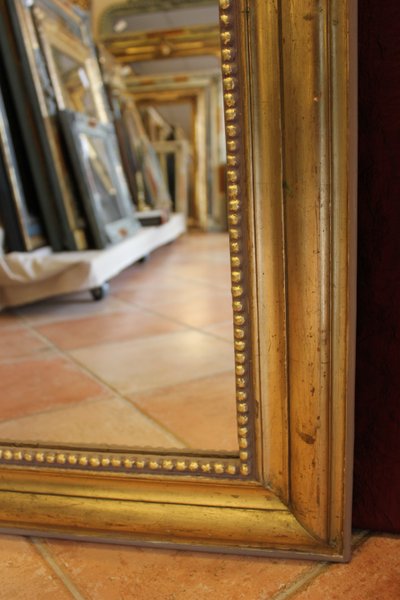 Specchio stretto 51 X 140 Cm, Louis Philippe Perlé d'Entre Deux