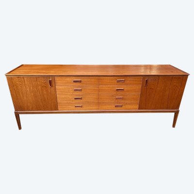 Scandinavian Teak Sideboard Circa 1960 198 Cm