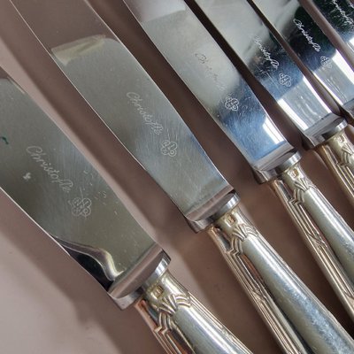 Christofle Silver Metal Cutlery Set