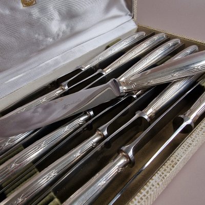 Christofle Silver Metal Cutlery Set