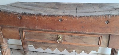 19th century butcher's block