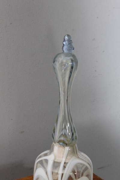 Ancient large glass bell from the late 19th century Murano Venice. Size h 30