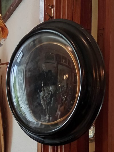 Ancien cadre verre bombé Napoléon 3 