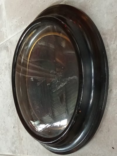 Ancien cadre verre bombé Napoléon 3 